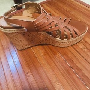 Franco Sarto Tammie wedge sandals size 8.5